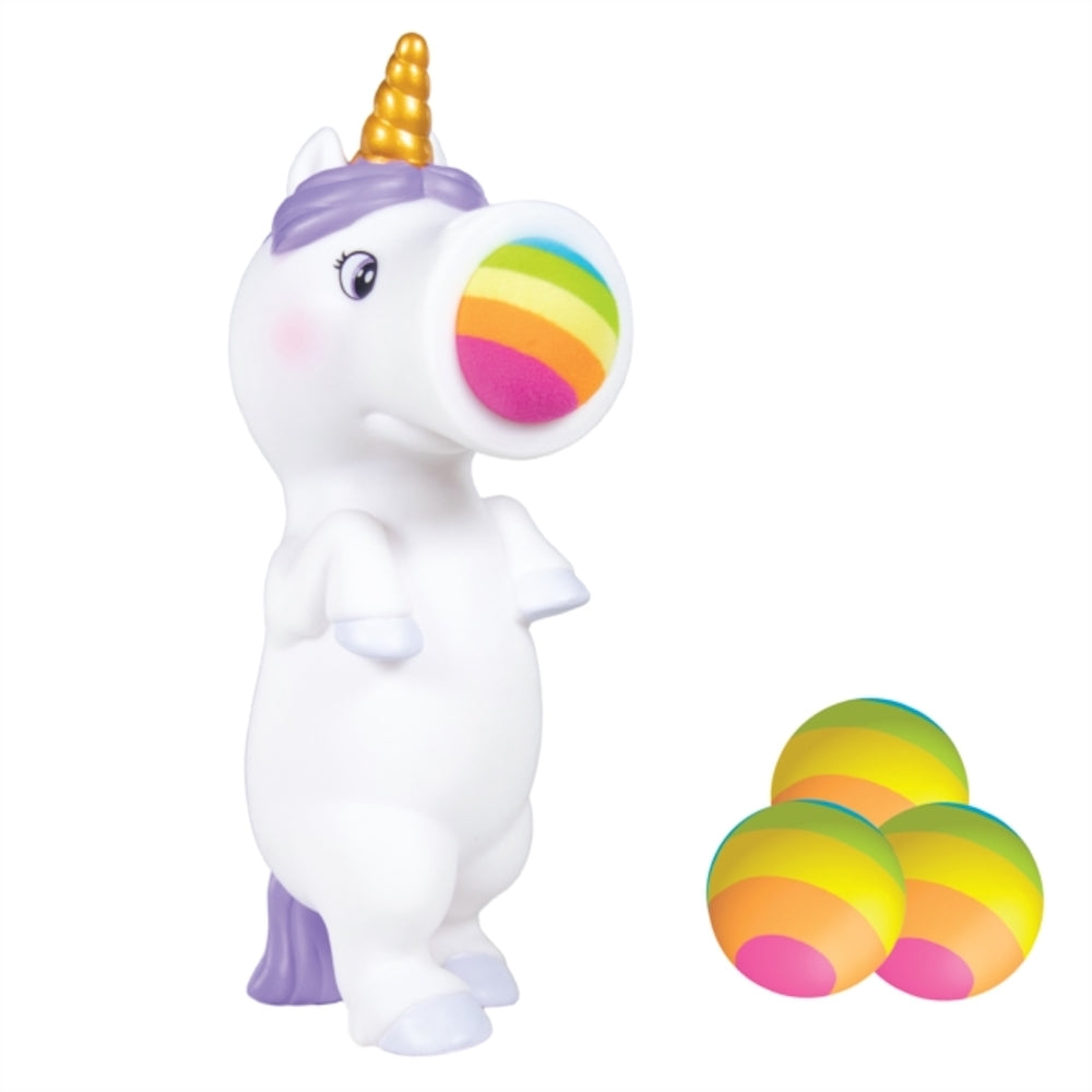 Unicorn White Squeeze Popper HW54908