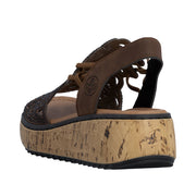 Rieker V1765-24 Brown Wide Fit Sandals
