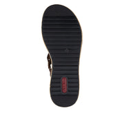 Rieker V1765-24 Brown Wide Fit Sandals