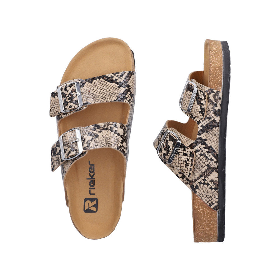 Rieker V6391-20 Beige Sandals