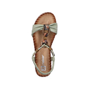 Rieker V7568-52 Green Sandals