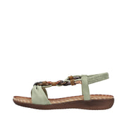 Rieker V7568-52 Green Sandals
