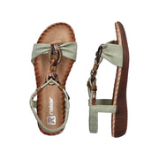 Rieker V7568-52 Green Sandals