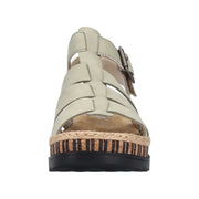 Rieker V7904-52 Green Sandals