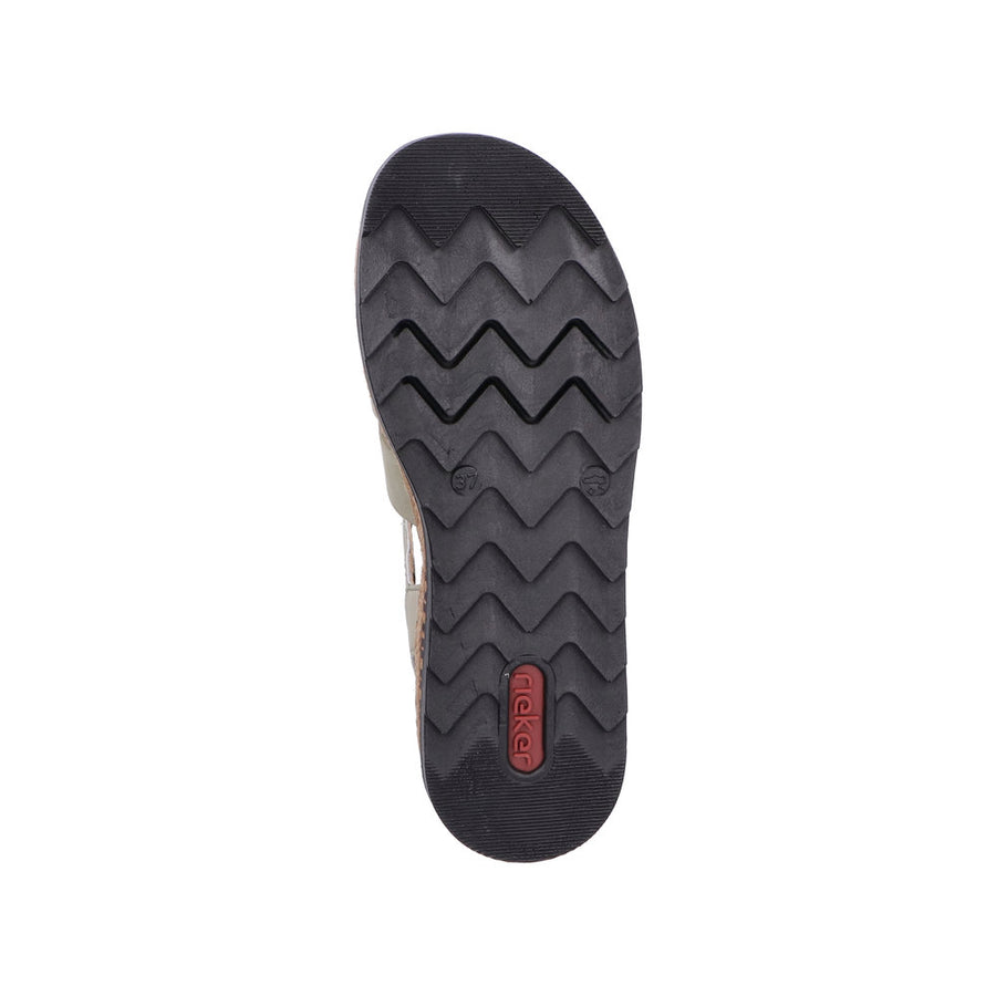 Rieker V7904-52 Green Sandals