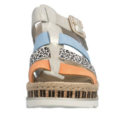 Rieker V7904-90 Metallic Sandals