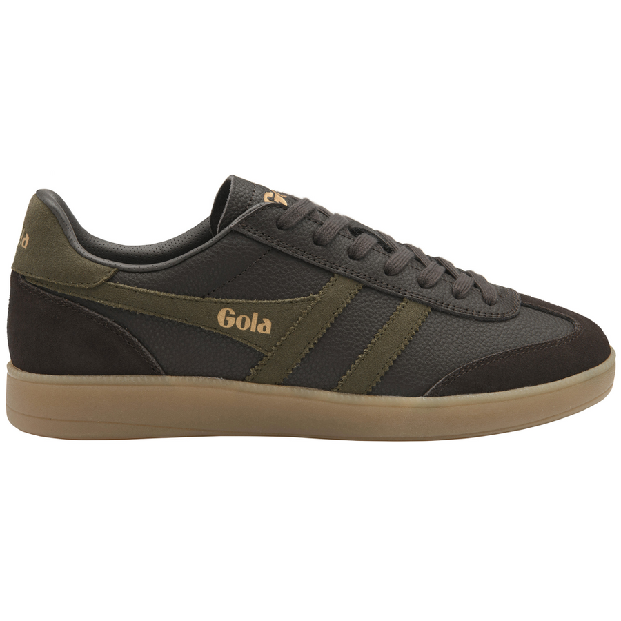 Gola Viper Serra Mocha Pebble/Khaki/Gum Mens Trainers