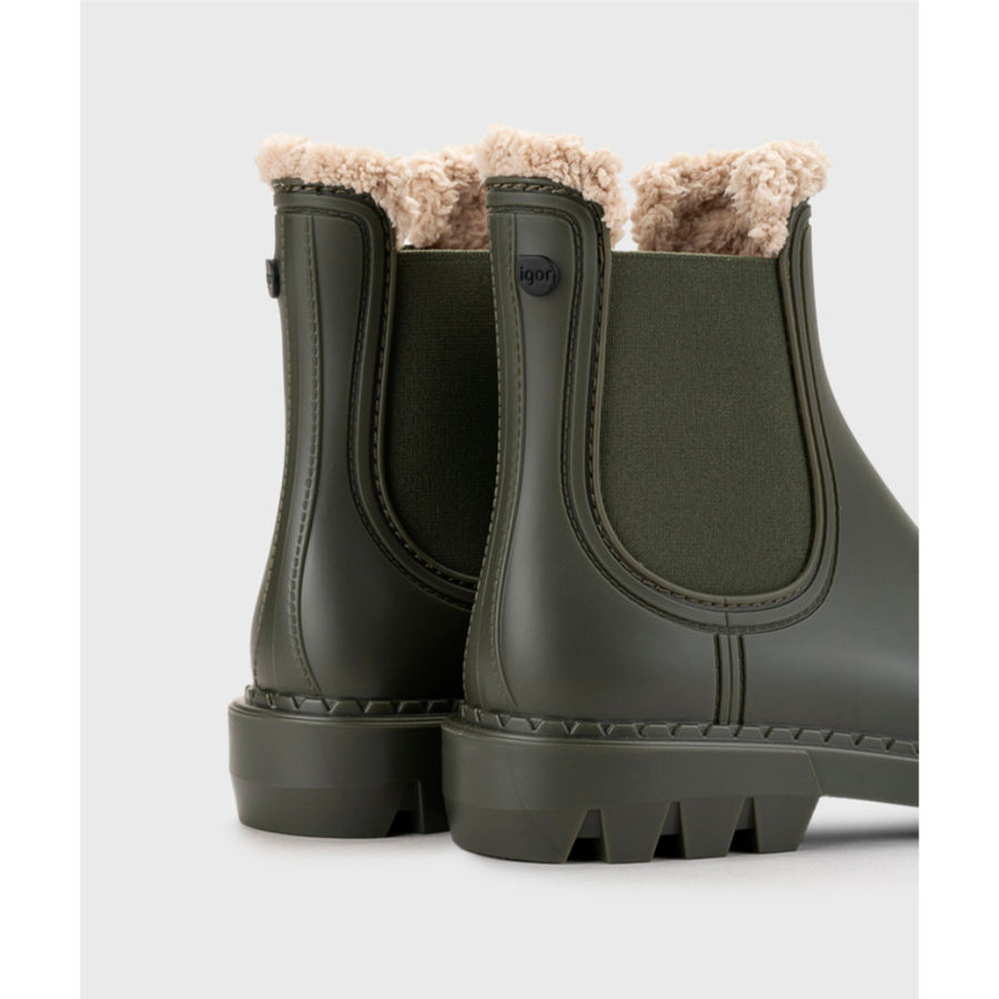Igor Rock Borreguito Kaki Wellies