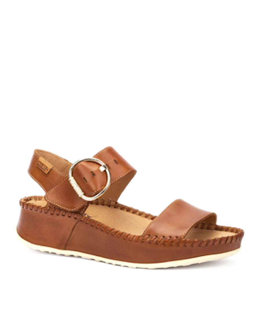 Pikolinos Marina W1C-0709 Brandy Wedge Sandals