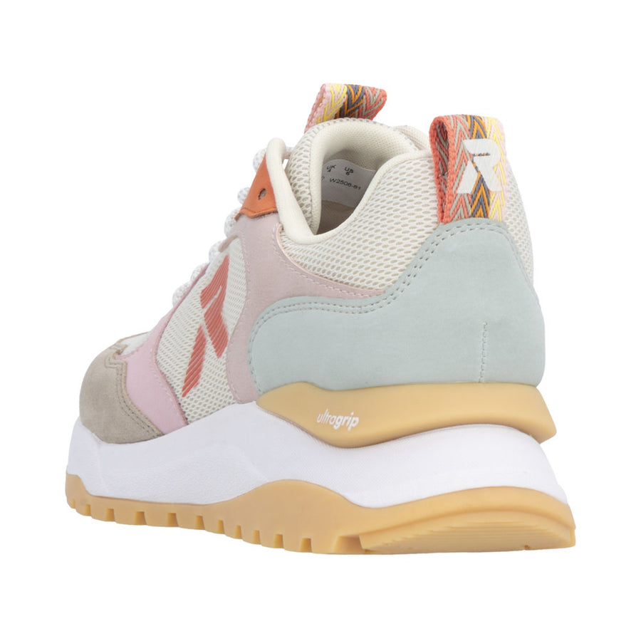 Rieker W2506-61 Cream/Pink Sneakers