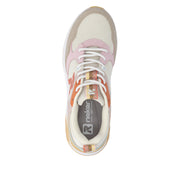 Rieker W2506-61 Cream/Pink Sneakers