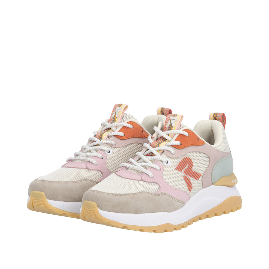 Rieker W2506-61 Cream/Pink Sneakers