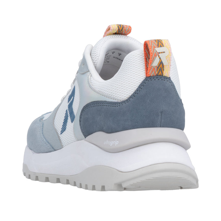 Rieker W2506-80 White/Blue Trainers