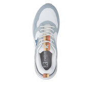 Rieker W2506-80 White/Blue Trainers