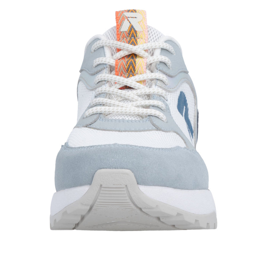 Rieker W2506-80 White/Blue Trainers