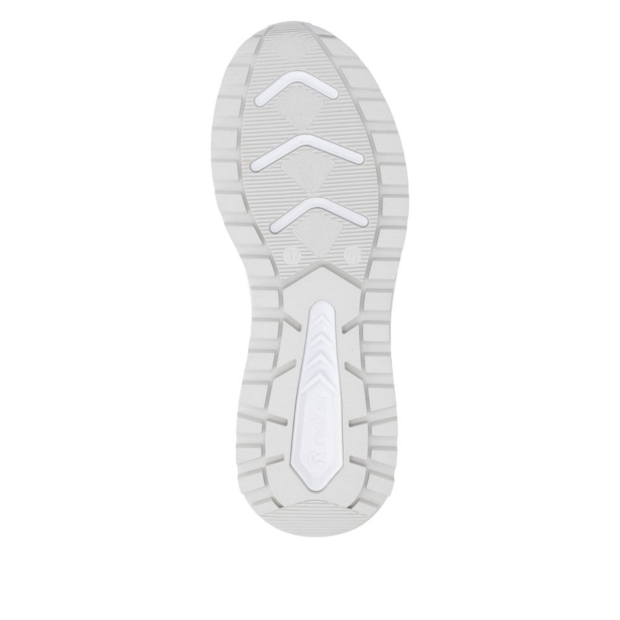 Rieker W2506-80 White/Blue Trainers