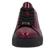 Rieker W2601-35 Womens Red Patent leather Sneakers