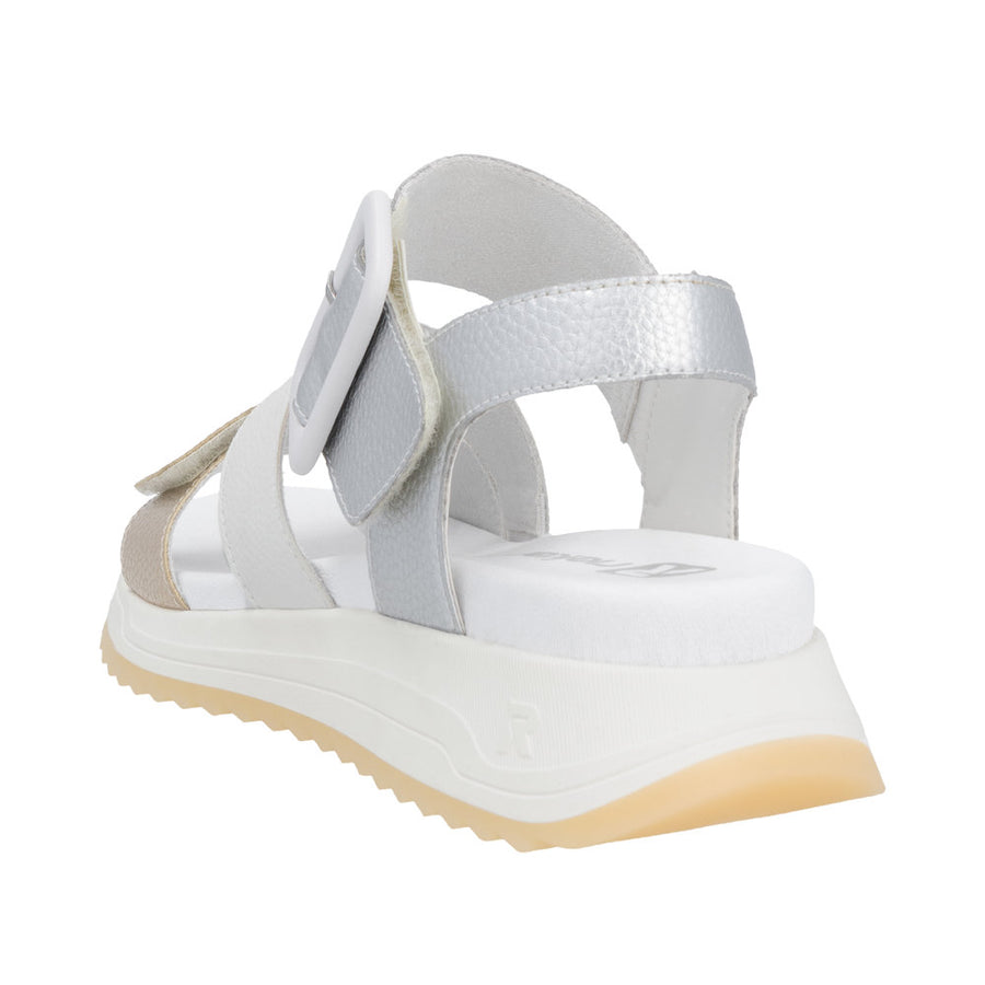 Rieker Sport W2950-90 Gold Leather Sandals
