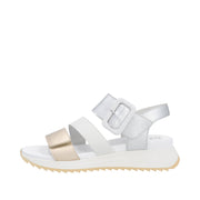 Rieker Sport W2950-90 Gold Leather Sandals