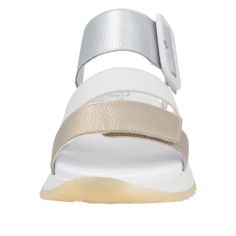 Rieker Sport W2950-90 Gold Leather Sandals