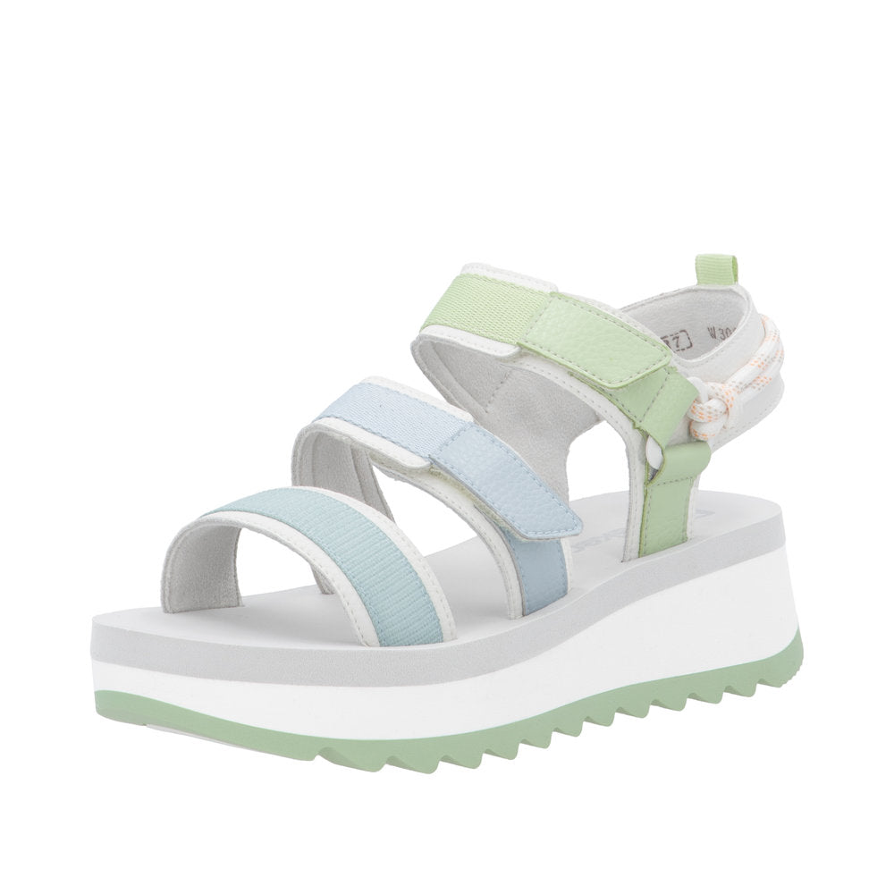 Rieker Sport W3052-91 Multi Leather Sandals