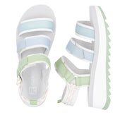 Rieker Sport W3052-91 Multi Leather Sandals