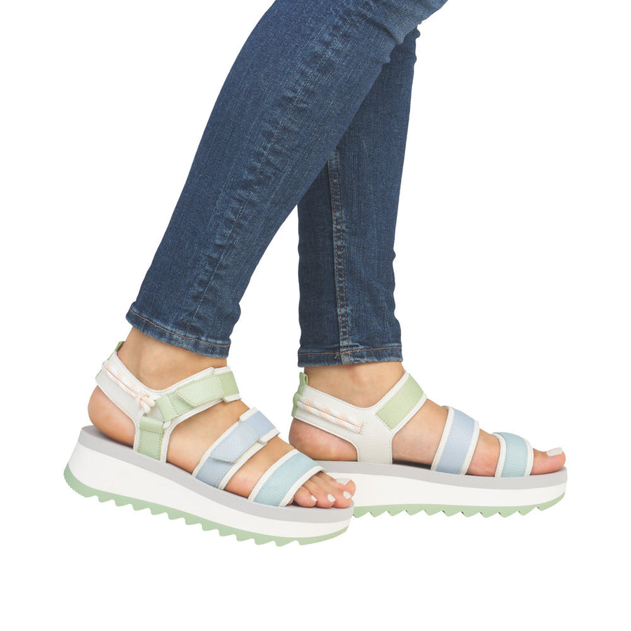 Rieker Sport W3052-91 Multi Leather Sandals