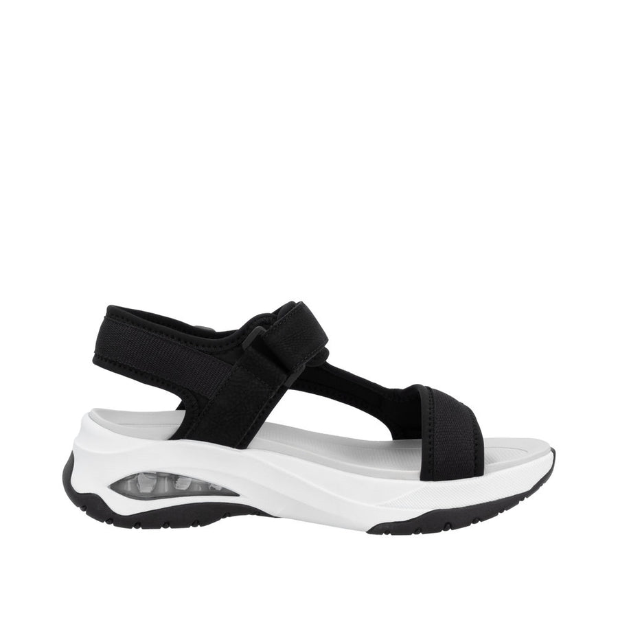 Rieker Sport W3151-01 Black Vegan Sandals