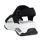 Rieker Sport W3151-01 Black Vegan Sandals