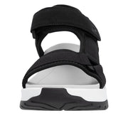 Rieker Sport W3151-01 Black Vegan Sandals
