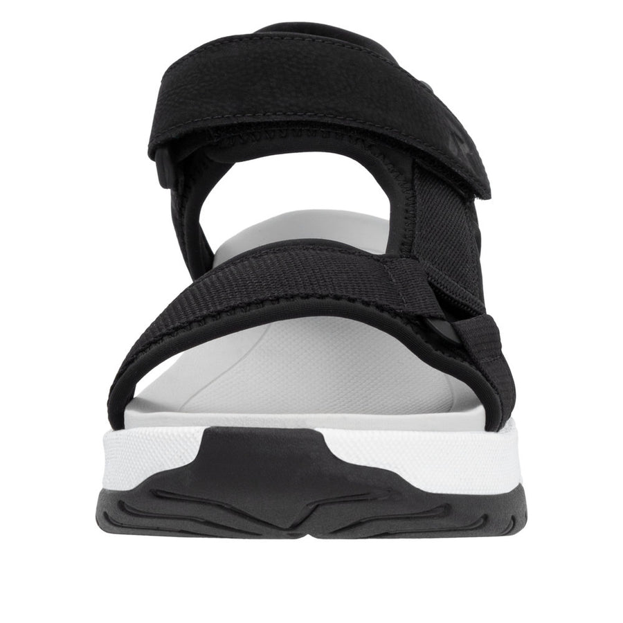 Rieker Sport W3151-01 Black Vegan Sandals
