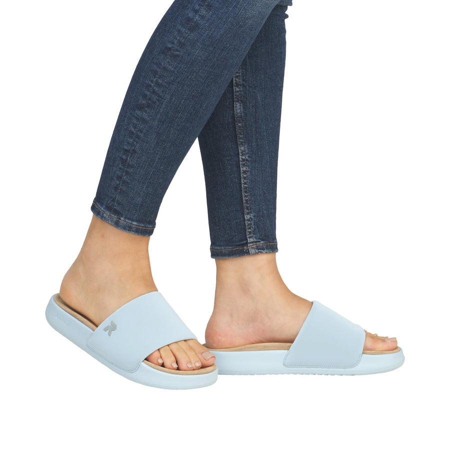 Rieker Sport W3250-12 Blue Sandals