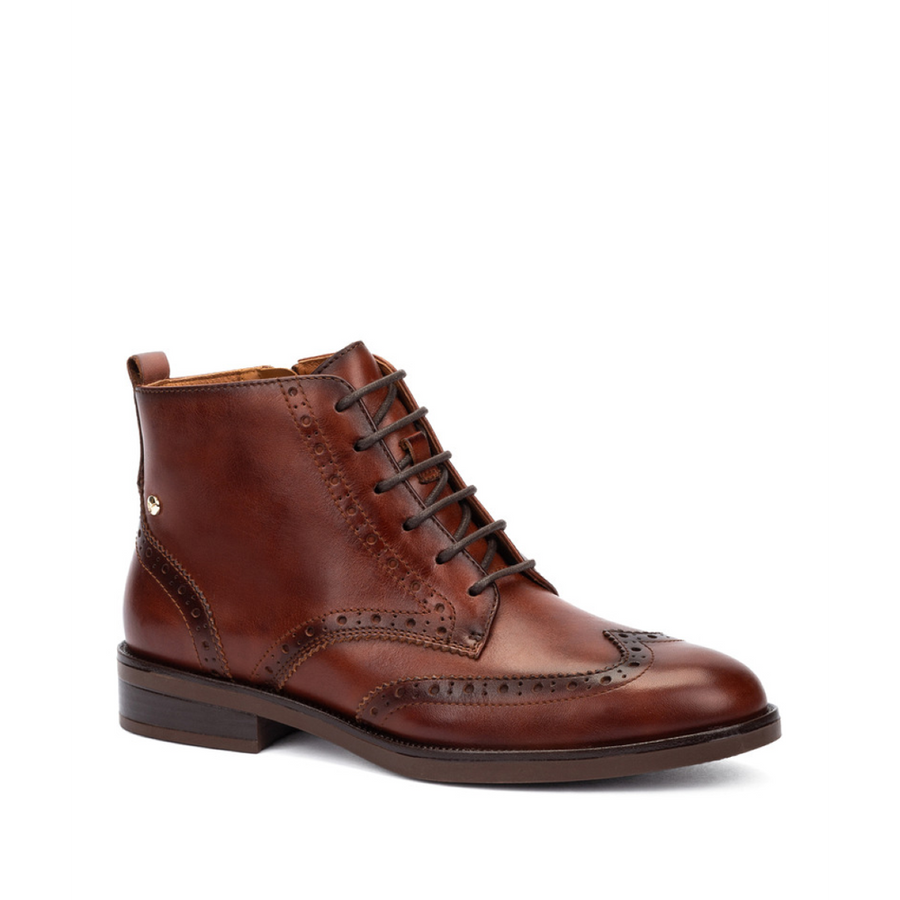 Pikolinos Puertollano W3C-8856 Cognac Lace Ankle Boots