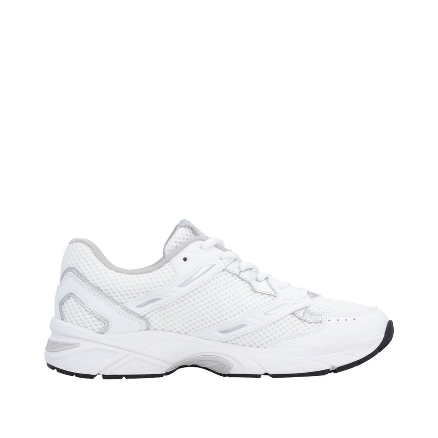 Rieker W4200-81 White/Silver Mesh Wide Fit Trainers