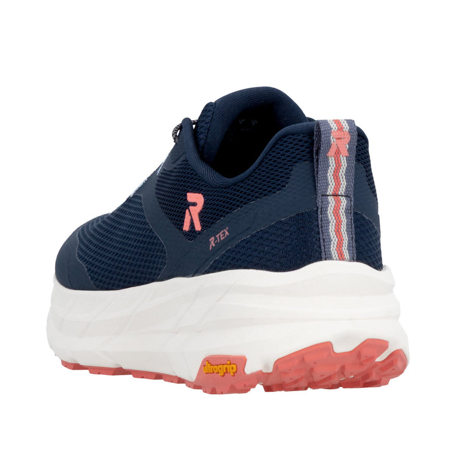 Rieker W4502-14 Navy Water Resistant Wide Fit Trainers