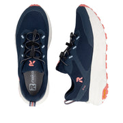 Rieker W4502-14 Navy Water Resistant Wide Fit Trainers