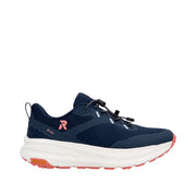 Rieker W4502-14 Navy Water Resistant Wide Fit Trainers