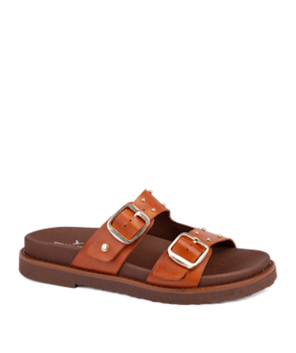 Pikolinos Aitana W7Z-0939 Brandy Flat Sandals