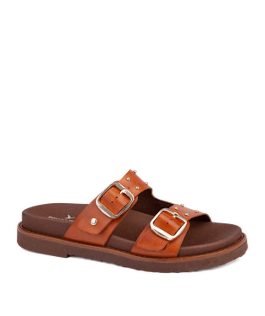Pikolinos Aitana W7Z-0939 Brandy Flat Sandals