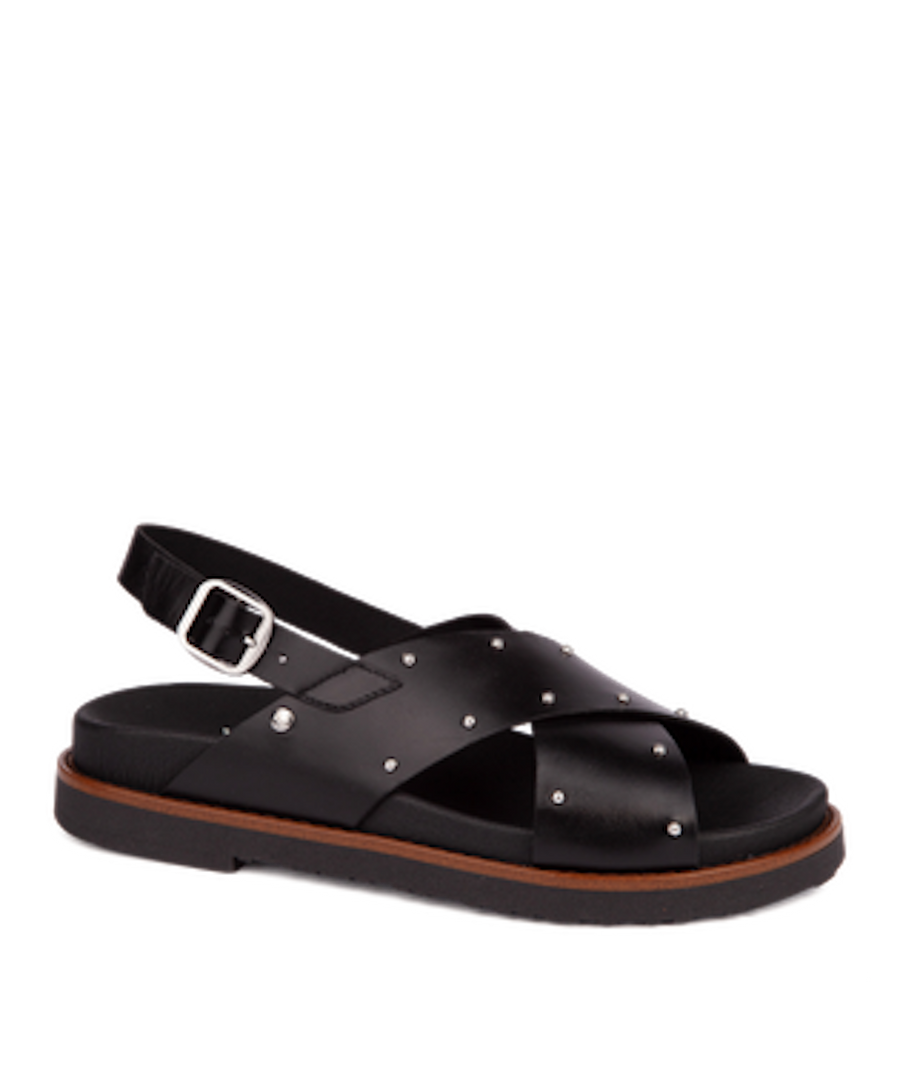 Pikolinos Aitana W7Z-0995 Black Flat Sandals