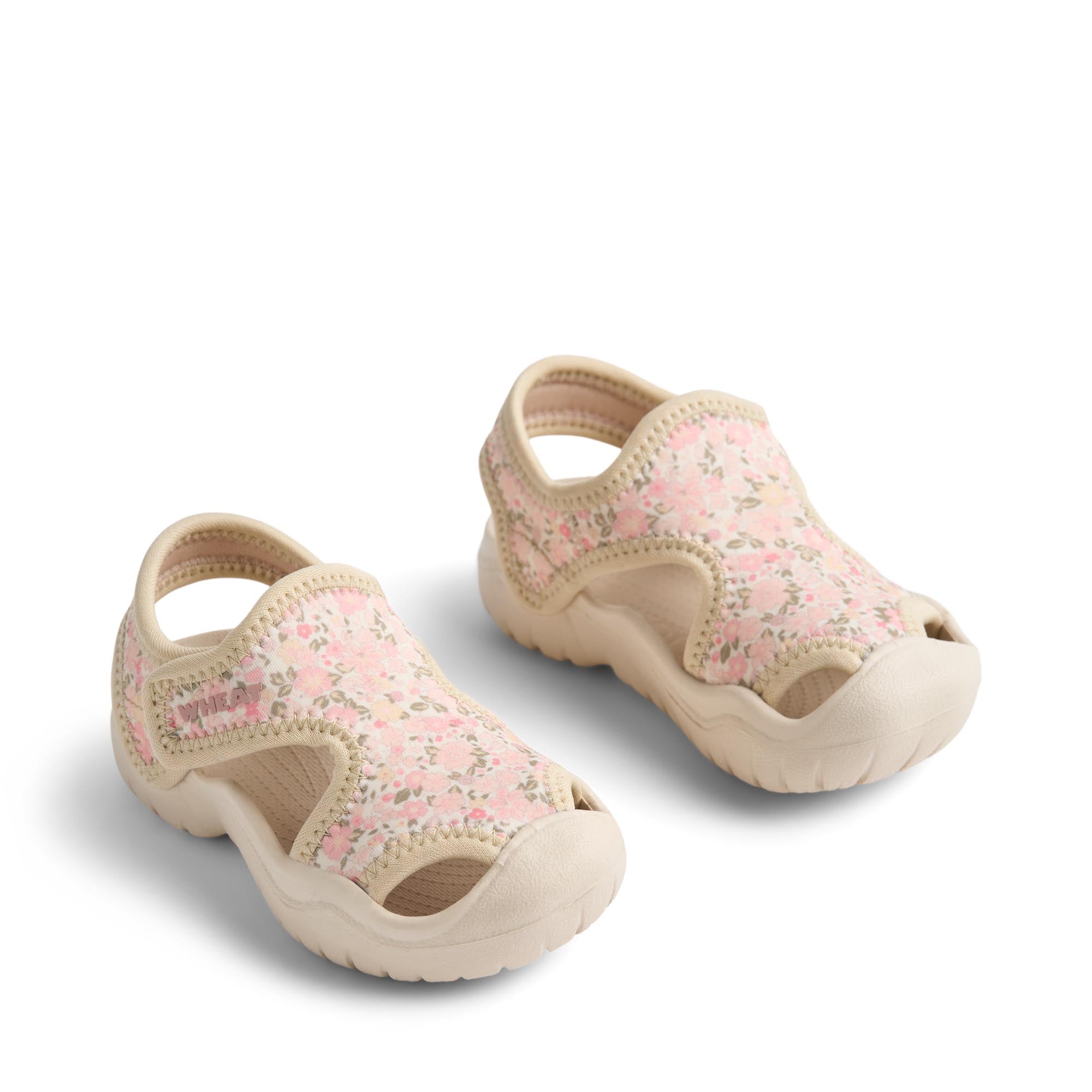 Wheat Sandal Bani - WF804-02 2526 Powder Flowers And Seashells