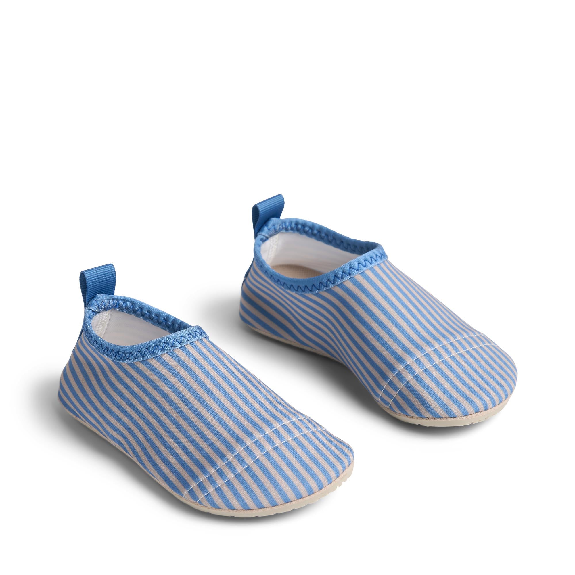 Wheat Swimshoe Dolphin - WF815-02 9580 Blue Swim Stripe