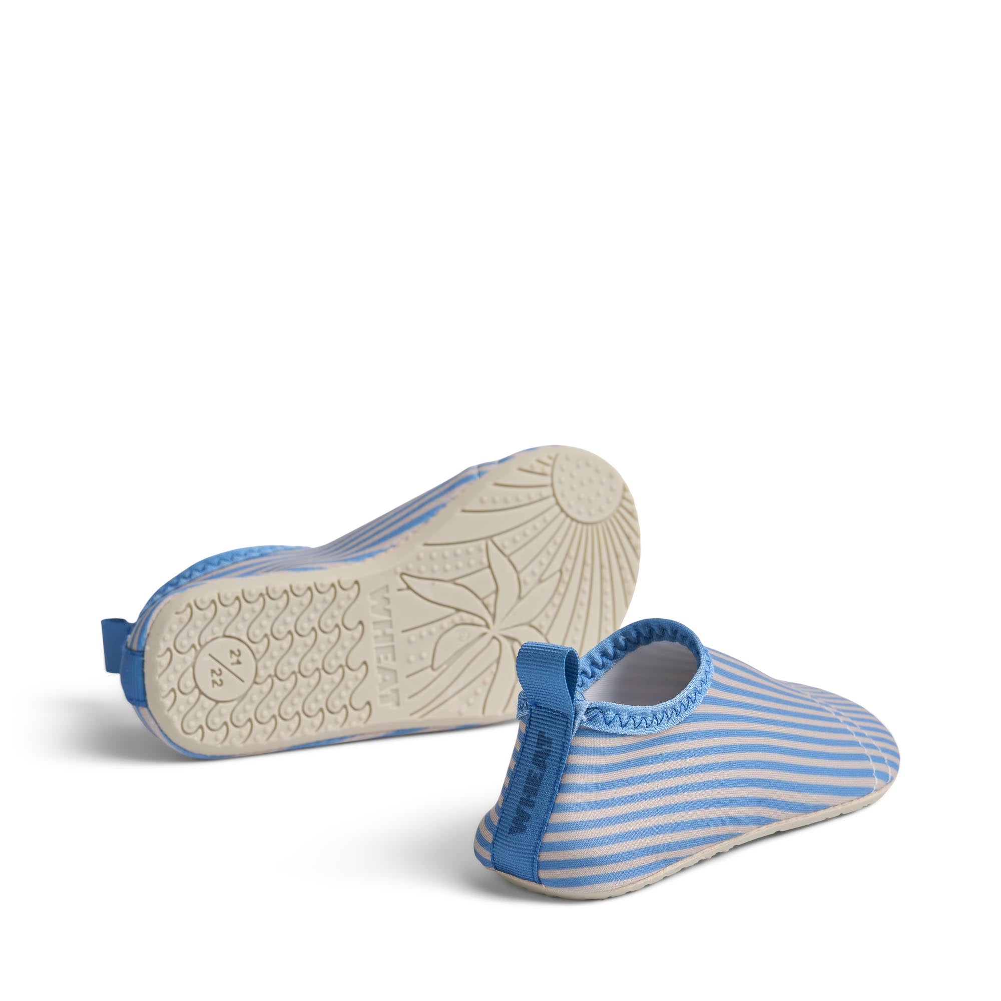 Wheat Swimshoe Dolphin - WF815-02 9580 Blue Swim Stripe