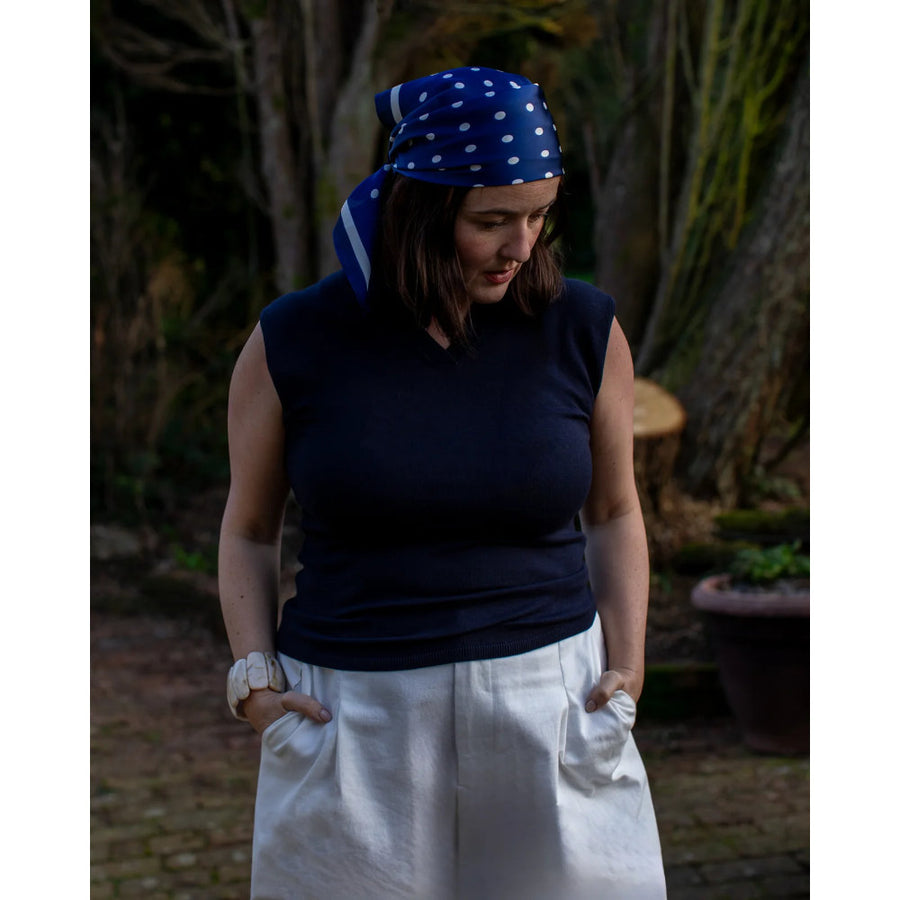 Chalk Wren Scarf - Navy