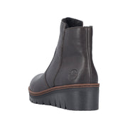 Rieker X9165-25 Brown Warm Lined Wedge Boots