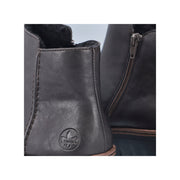 Rieker X9165-25 Brown Warm Lined Wedge Boots