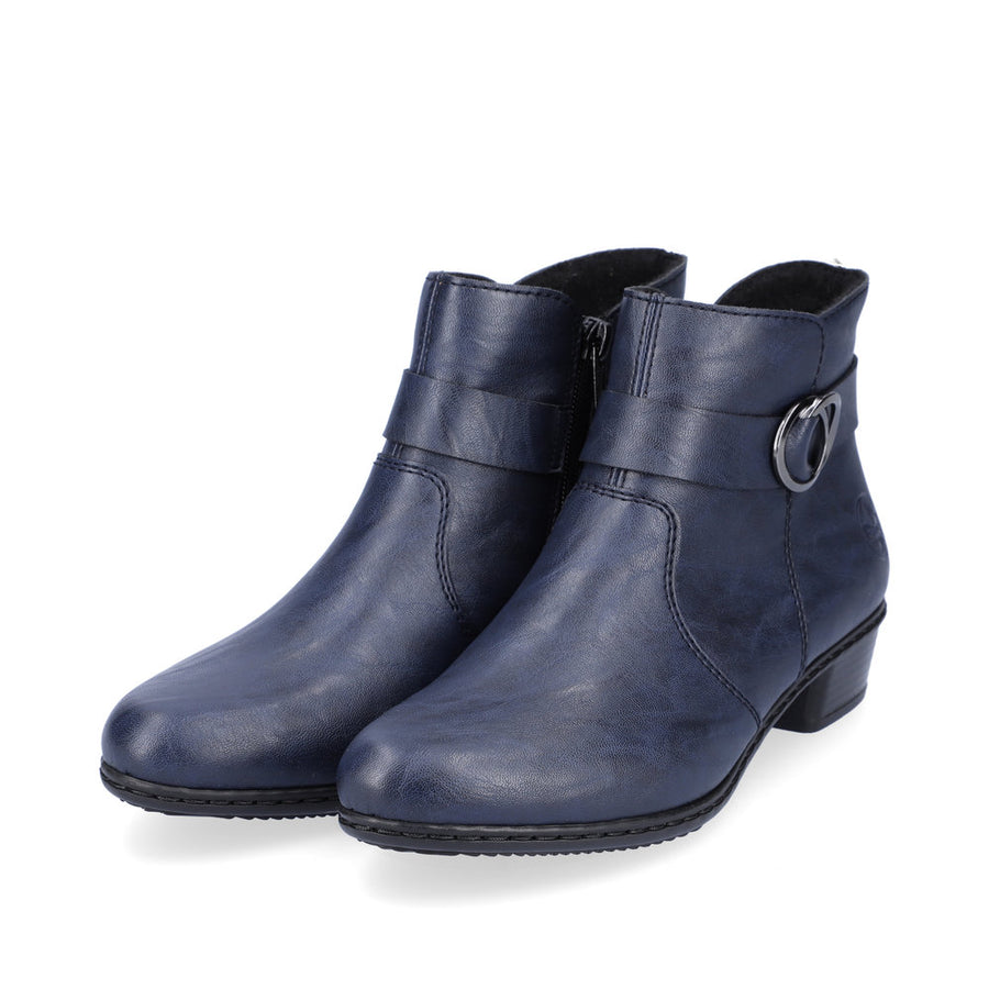 Rieker Y0775-14 Womens Blue Boots