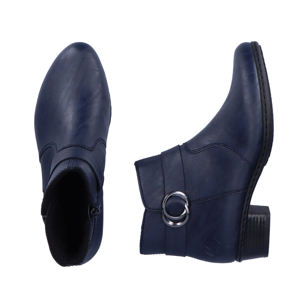 Rieker Y0775-14 Womens Blue Boots