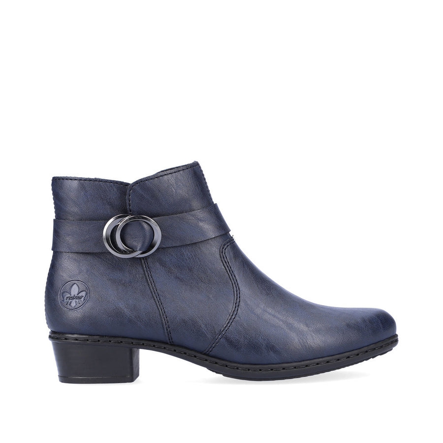 Rieker Y0775-14 Womens Blue Boots