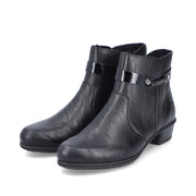 Rieker Y0783-00 Womens Black Boots